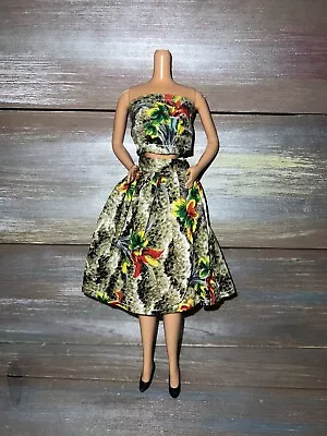 Vintage Barbie FAB LU Babs CLONE Outfit - Skirt Top Shoes -British Crown Colony • $11.99