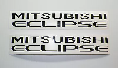 New 2000-2005 Mitsubishi ECLIPSE Rear Bumper Embossed Letter Decals Inserts GTS • $12