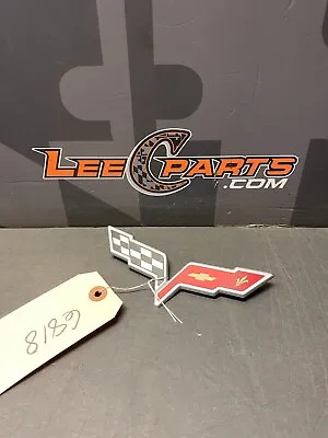 2007 Corvette C6 Convertible Oem Rear Bumper Emblem Used • $39.98