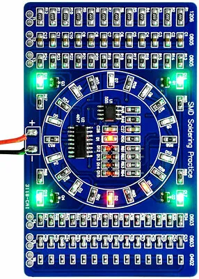 $3.69 • Buy Soldering Practice SMD Circuit Board LED Electronics Project DIY Kit SMT PCB: UK