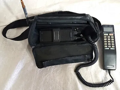 Vintage Uniden Mobile Brick Car Phone Cell With Carrying Case CP 1500? Untested • $27.99