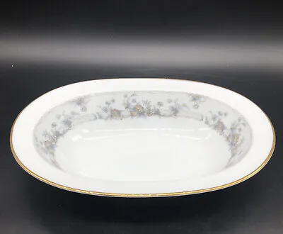 Noritake Ireland Adoration 3260 Oval Serving Bowl Vintage VGUC Gold Trim • $26.25