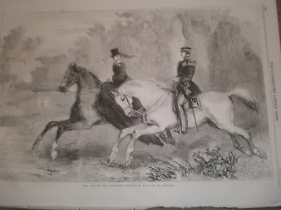 Princess Victoria Prince Frederick William Of Prussia 1859 Print AU • $12.42