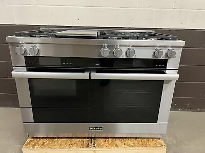 Miele HR 1956-2G DF  - 48  Professional Dual Fuel Range 6 Burner Griddle SS • $10900