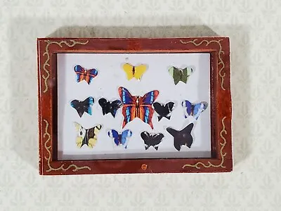 Dollhouse Butterfly Shadow Box 1:12 Scale Miniature Decor Accessories • $5.49