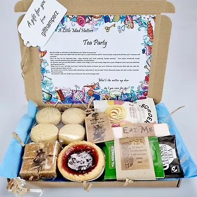 Alice In Wonderland Afternoon Tea Gift Hamper Box Thank You Easter Gift Hamper • £9.99