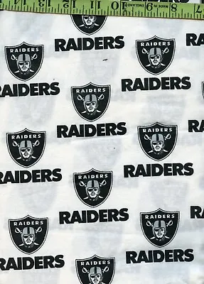 1994 Oakland Las Vegas Raiders NFL Football Sports Team Sewing Fabric 3 Yds! • $15.99