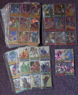 1995 Fleer Marvel Metal Base Set + Promo + 36 Silver; 6 Metal; 2 Gold Chase Card • $124.99