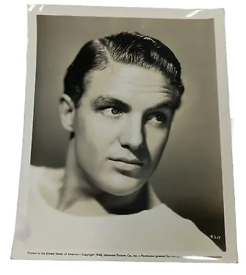 Robert Stack American Actor 1940 Genuine Publicity Photo Universal Pictures • $22.35