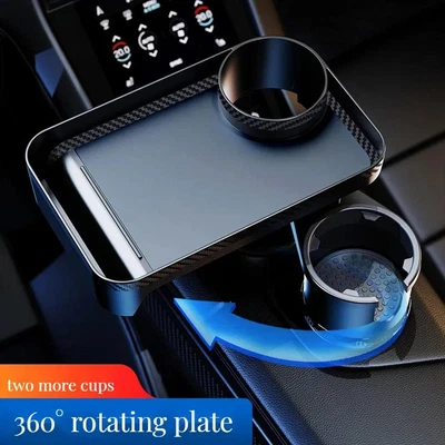 $22.41 • Buy Cup Holder Tray Adjustable Car Tray Food Table Phone Mount Holder 360 Swivel Arm