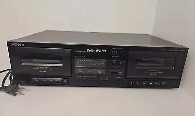 Vintage Sony TC-W365 Dual Cassette Deck • $49.95