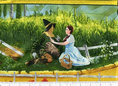 Bty  Classic Judy Garland ~ THE WIZARD OF OZ ~ Fabric Border Quilting Treasues • $10