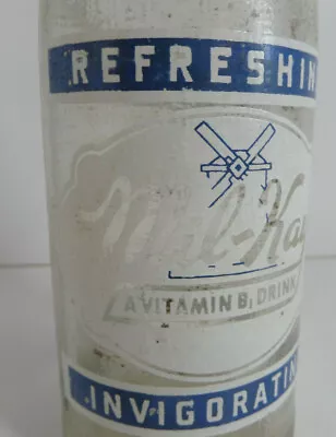 Mil-Kay A Vitamin B1 Drink Bottle Vintage • $29