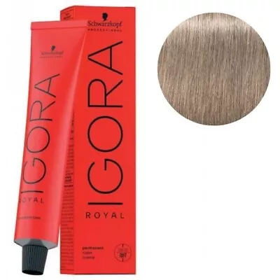 Schwarzkopf Professional Igora Royal Hair Color 9-1 Extra Light Blonde Cendre • $25.95