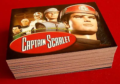 CAPTAIN SCARLET - Complete VINTAGE Base Set (72 Cards) - Cards Inc 2004 • £19.99