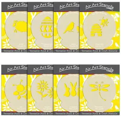 Nature Stencils For Cake And Craft - Easter & Spring Animals Flowers And Insects • £4.99