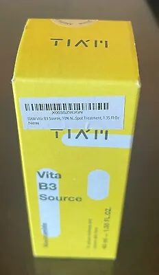NEW Tiam Vita B3 Source 40ml / 1.35 Fl.oz. SEALED   Exp 2026 • $9.50