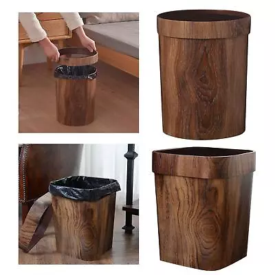 Retro Creative Kitchen Door Trash Can Waste Bin Bedroom Office Waste Bin • $40.87