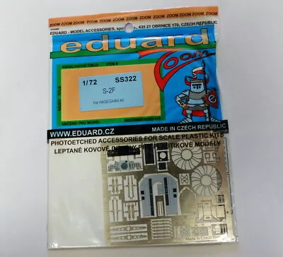 Eduard Colour Photoetch For 1/72 Grumman S-2F Tracker For Hasegawa Kit • $15.95