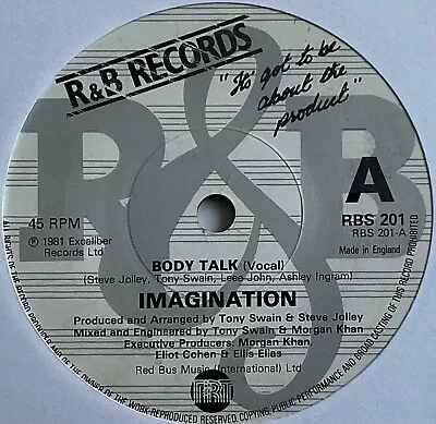 Imagination - Body Talk - 7” Vinyl Single • £3.09