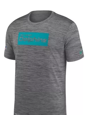 Nike 2020 Miami Dolphins Sideline Velocity Dri Fit Shirt Men’s Size: Medium NWT • $19.99