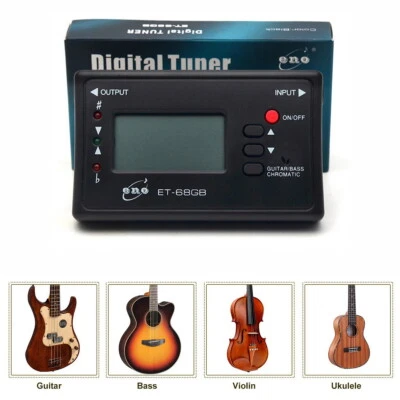 $11.99 • Buy Chromatic Tuner For Guitar Electric Bass Mandolin Ukulele Violin Banjo Cello