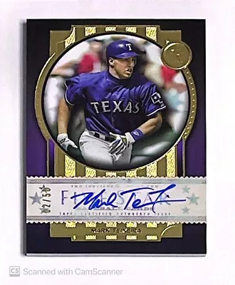 2022 Topps Five Star Mark Teixeira Purple Parallel Auto Autograph 2/50 Rangers • $17.99