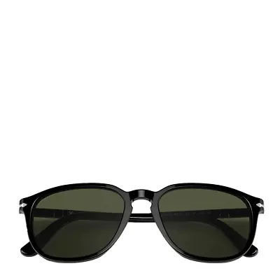 Persol 0PO3019S 95/31 55 Sunglasses Black / Green • $280.50