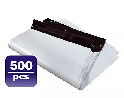 Fantasybuy 500 #M3 WHITE POLY MAILERS ENVELOPES Self Sealing BAGS 9x12 • $25.99