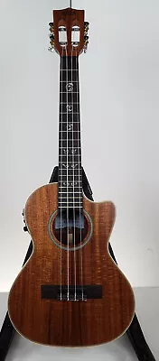 Kala KA-SA-TE-C Solid Acacia Tenor Ukulele - Natural - Body Crack In Back • $76