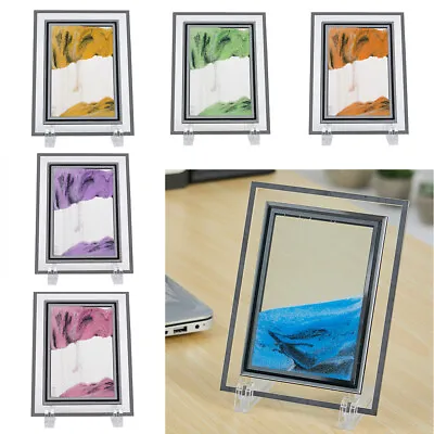 3D Tabletop Moving Sands Art Picture In Motion Flowing Sand Quicksand Painting • £6.95