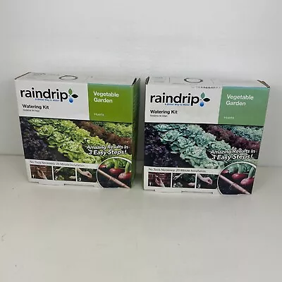 2 Lot Raindrip  Drip Irrigation Vegetable Garden Kit  150 Sq. Ft. Each R567DT • $32.30