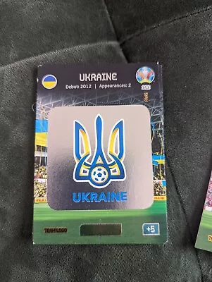 Panini Adrenalyn XL UEFA Euro 2020 Ukraine Team Logo/Badge FoilFans #352 • £0.99