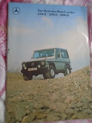 Mercedes 230GE 280GE 300GD Range Brochure Sep 1988 UK Market • $21.14