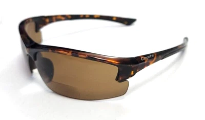 $16.99 • Buy Coyote Ansi Z87 Tortoise Wrap Reading Polarized Sunglasses + 2.0