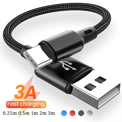 USB C Charging Fast Charger Cable For Samsung S8 S9 S10 S20 S21 Plus Type C Lead • $6.98