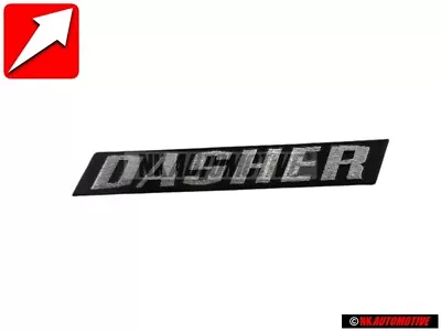 Original VW DASHER Rear Boot Badge Emblem Brushed Silver - 321853687H • $52.86