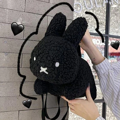 £10.66 • Buy Miffy Doll Fashion Shoulder Bag Female Kawaii Plush Miffy Rabbit Cartoon Bag UK