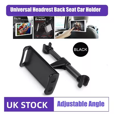 Universal Headrest Back Seat Car Holder Mount For IPad Tablets & Samsung Tablet • £6.75