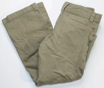 Ibex • Womens Wool Cotton Blend Crop Capri Pants • Size 30 • $29.99
