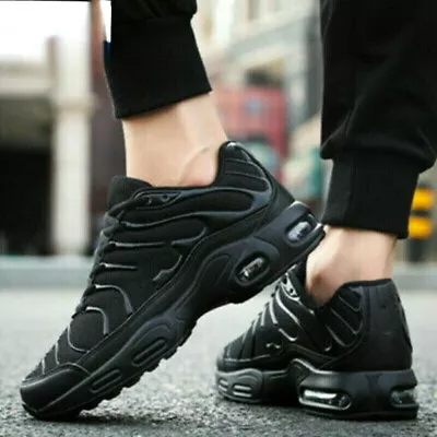 £26.27 • Buy Mens Trainers Absorbing Running Shoes Shock Casual Laces Gym Walking Sports Size