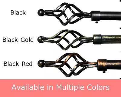 Adjustable Curtain Rods! 28  - 120  (inches) Many Colors And Sizes Available! • $15.95