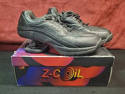 Z Coil Cloud Walker Black Leather Orthopedic Shoes Mens Sz 12 • $60