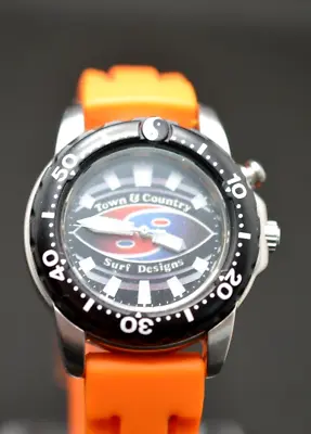 Orient Town & Country Surf Designs Diver 90s Vintage Watch 200m From Japan • $99.95