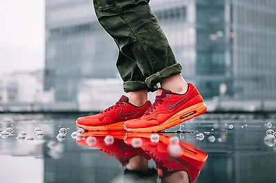 Nike Air Max 1 Ultra Moire Mens Shoe Size 7 705297-600 Gym Red/Team Red/UnvrsRed • $179.99