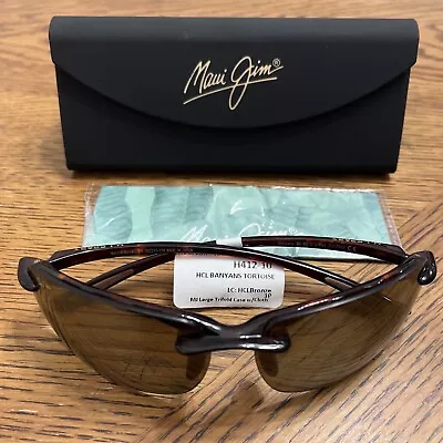 New Maui Jim Banyans Sunglasses H412-10 Tortoise Brown 70mm • $254.99