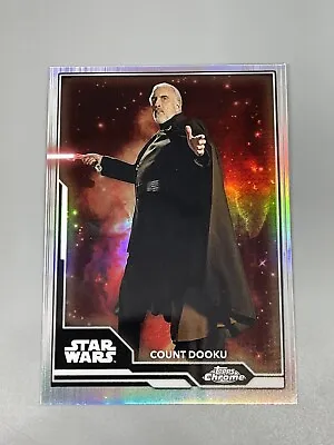2021 Topps Chrome Star Wars Legacy Wielders Of The Lightsaber WL-6 Count Dooku • $10.26
