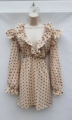 Tunic Dresspolka Dothippieboho60's70's80s90's Vintage Stylesize 12 • £5.99
