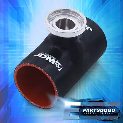 For Ford Black Red Turbo Blow Off Valve SQV SSQV Flange 3  Silicone Hose Adapter • $18.99