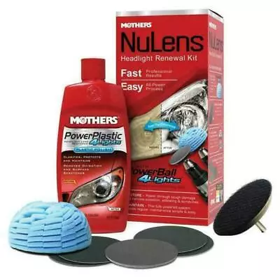 NEW Mothers 07251 NuLens Headlight Lens Restoration Kit FREE SHIPPING • $22.99